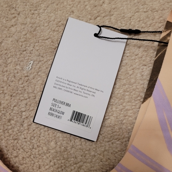 Knix Pullover Bra size S+ Beach Glow pattern Brand new with tags - Picture 6 of 8